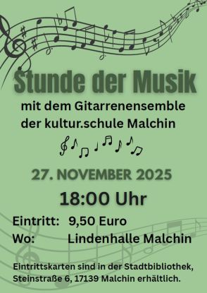 Hour of music, © Stadt Malchin