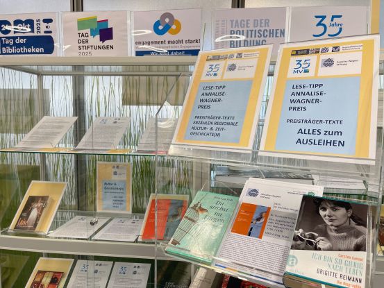 2025 Reading tip Annalise Wagner Prize Regional Library Neubrandenburg, © RB NB
