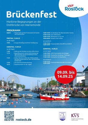 Plakat Brückenfest 2025 Bild von 2010, © TzRW