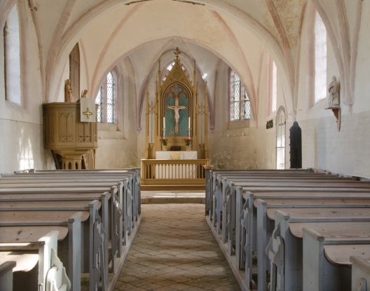 Dorfkirche Groß Grenz - Blick nach Osten, © Jens Holzapfel