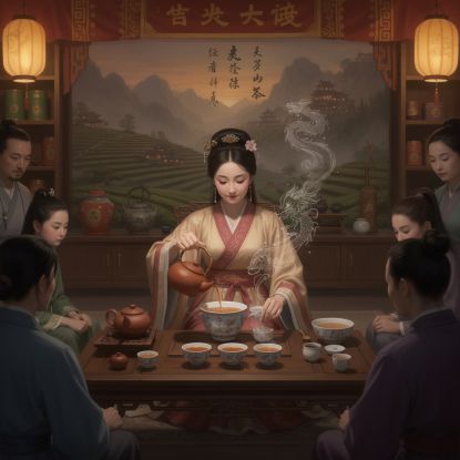 China in einer Tasse Tee, &copy; Kreisvolkshochschule Vorpommern-R&uuml;gen, KI generiertes Bild
