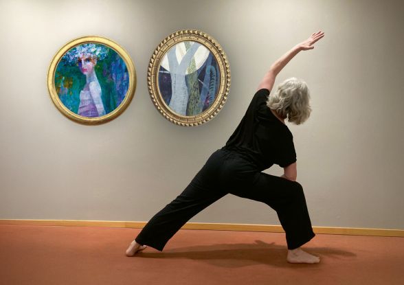 Yoga_trifft_Kunst_Herbst, &copy; Haus des Gastes