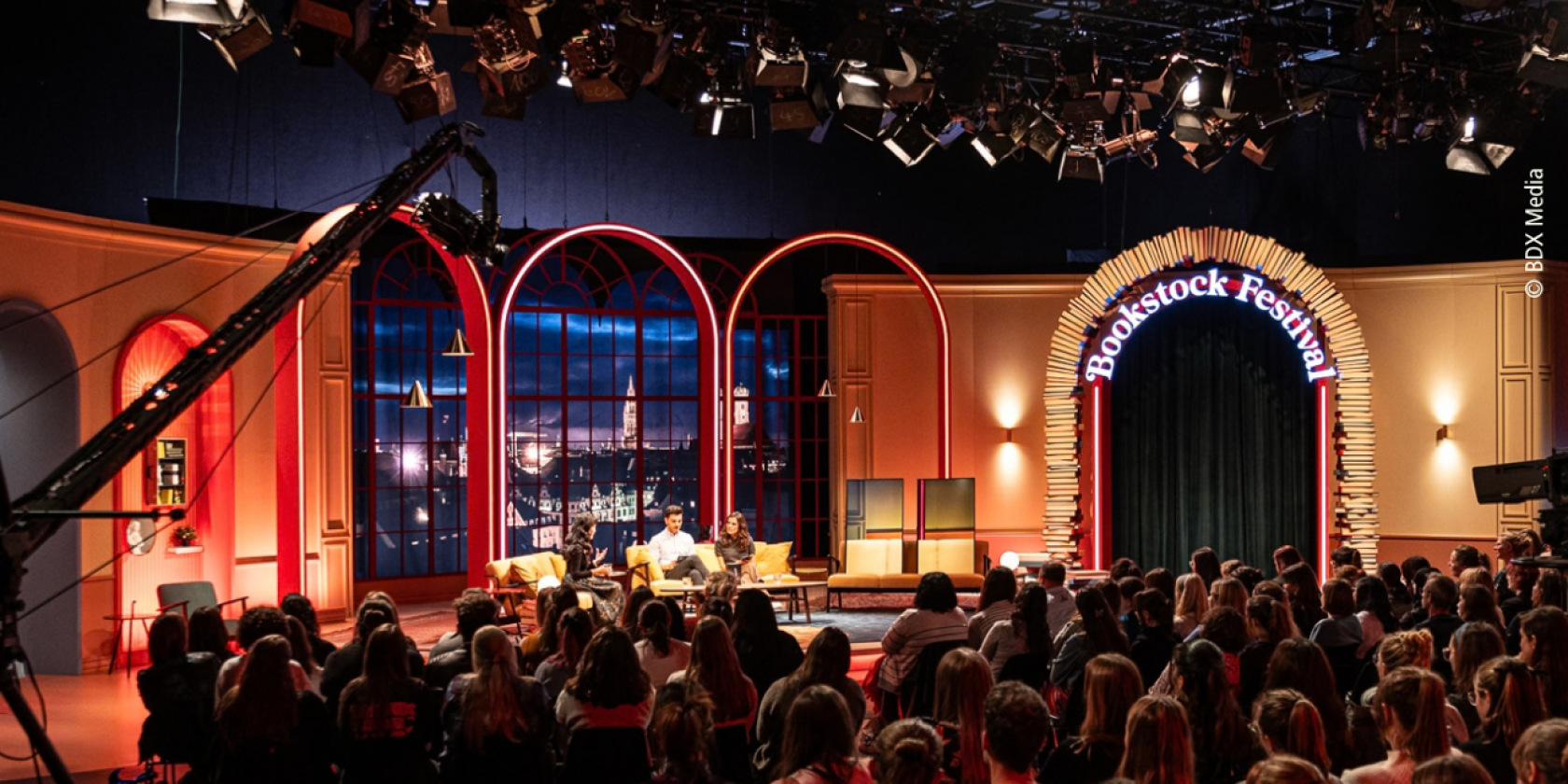 Bookstock Festival live in der Stadtbibliothek Stralsund, &copy; BDX Media