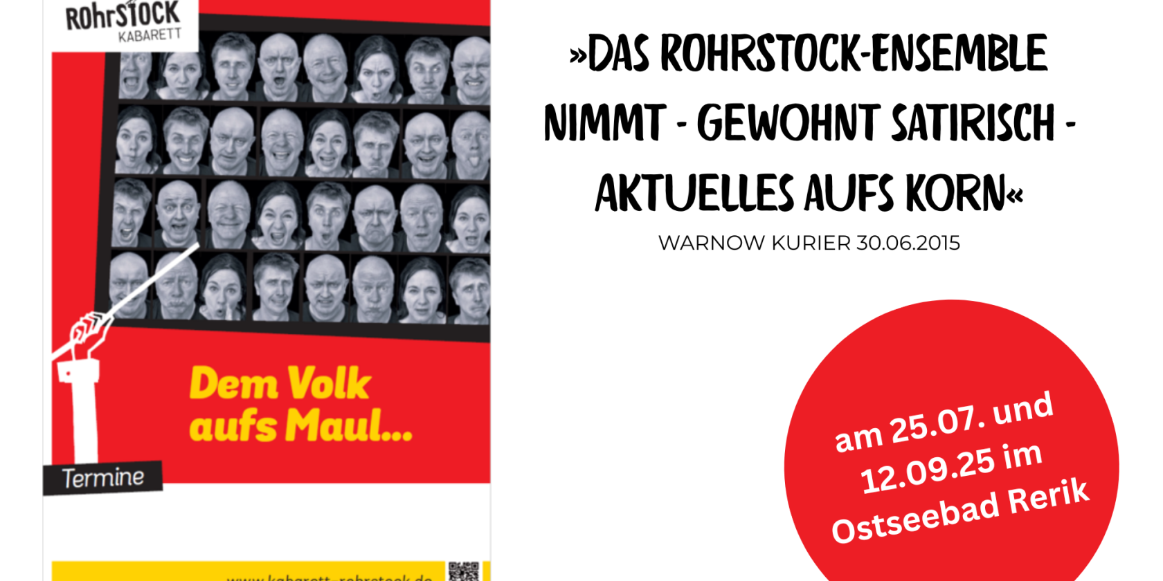 ROHRSTOCK_Event calendar 30 x 20 cm, © Kabarett ROhrSTOCK e.V.