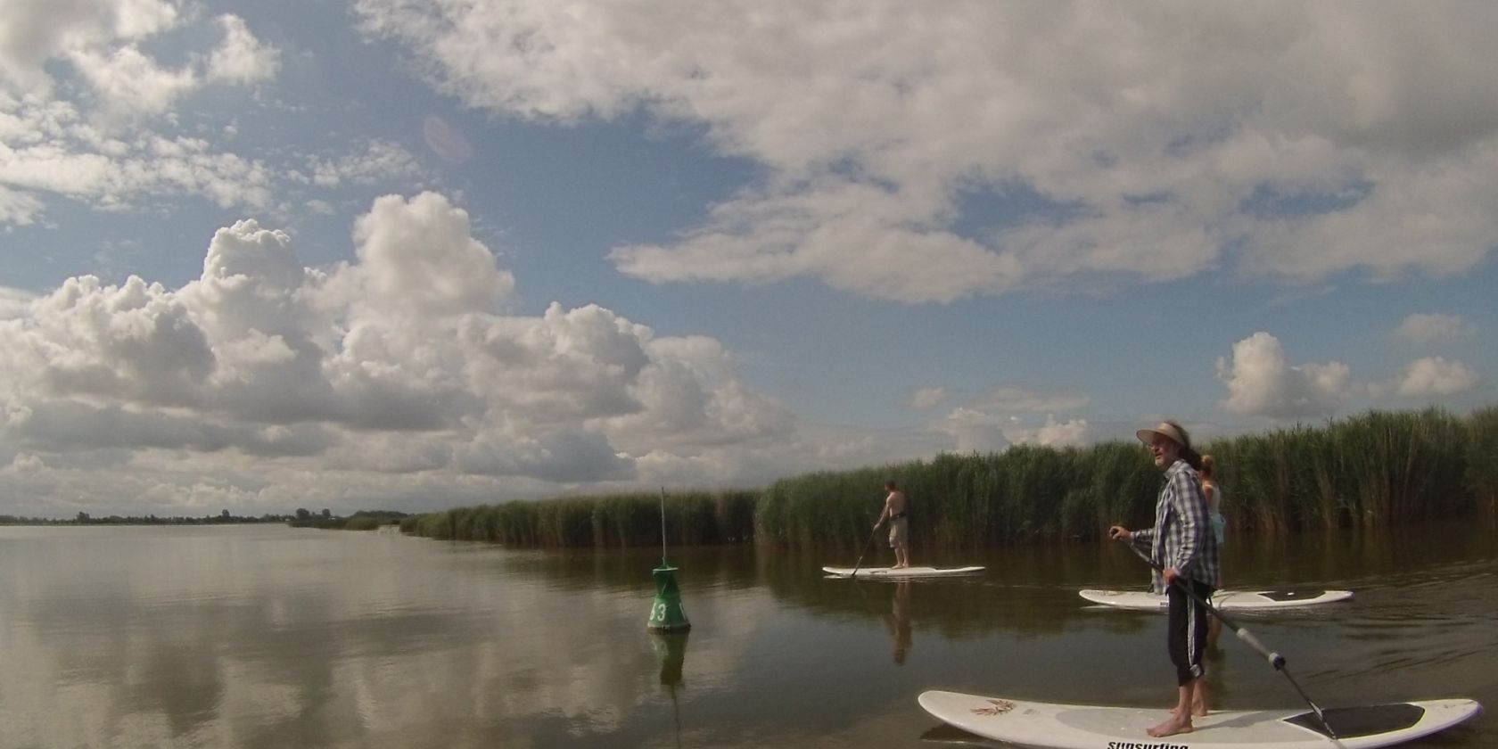 SUP-Tour zu den Neuendorfer B&uuml;lten, &copy; Tourismuszentrale S&uuml;dliche Boddenk&uuml;ste