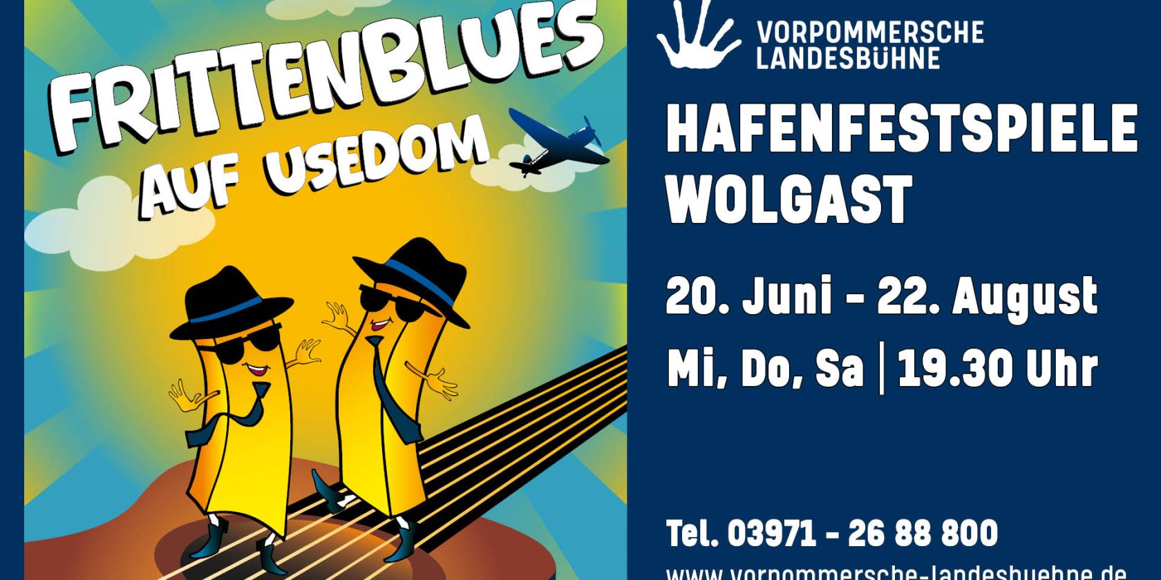 Hafenfestspiele Wolgast - Frittenblues auf Usedom, &copy; Cathleen Dieckmann