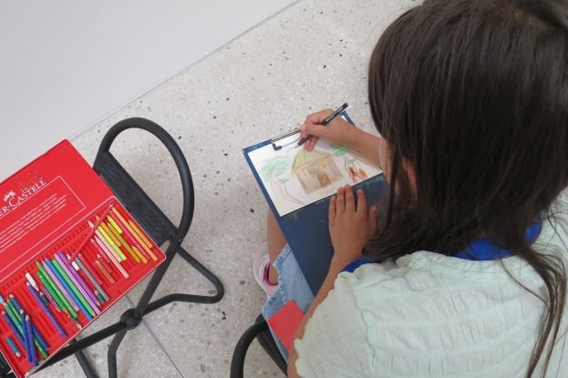 Interaktive Kinderf&uuml;hrung im Kunstmuseum Ahrenshoop, &copy; Kunstmuseum Ahrenshoop