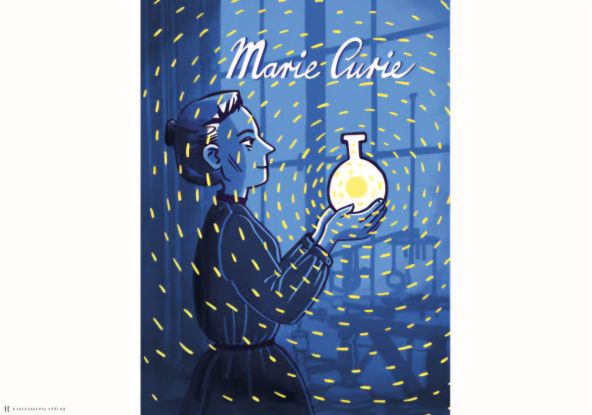 "Marie Curie - Eine Frau verändert die Welt", © Regina Kehn, Kindermann Verlag Berlin