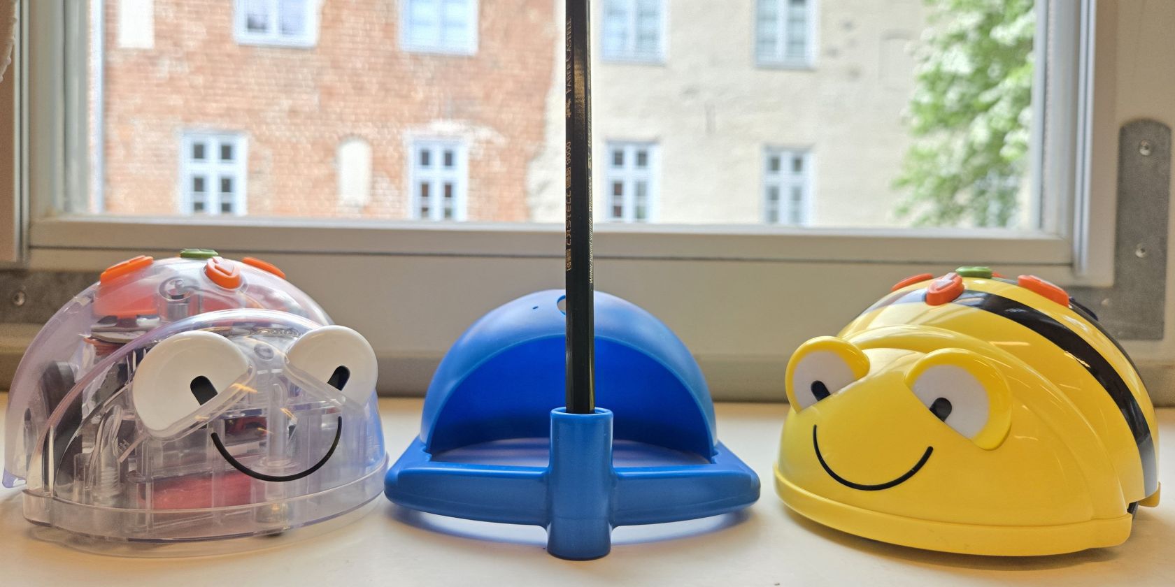 Blue- und Beebot, © Stadtbibliothek Stralsund
