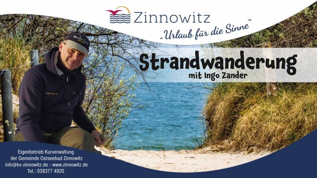 Strandwanderung mit Ingo Zander, © Strandwanderung Zinnowitz Ingo Zander