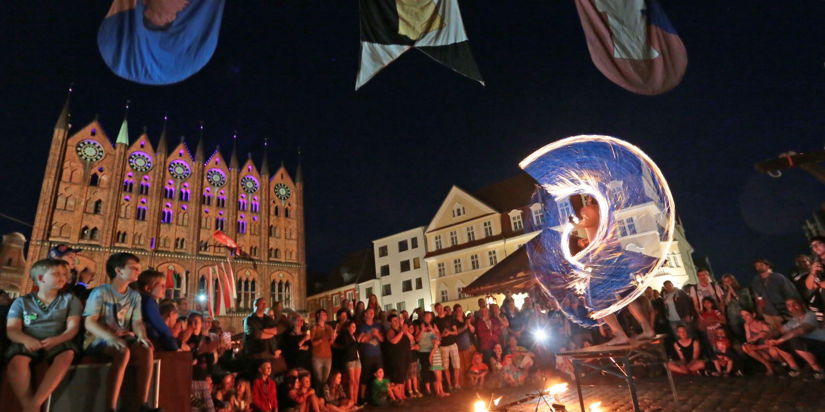 Feuershow Alter Markt, © arguseye