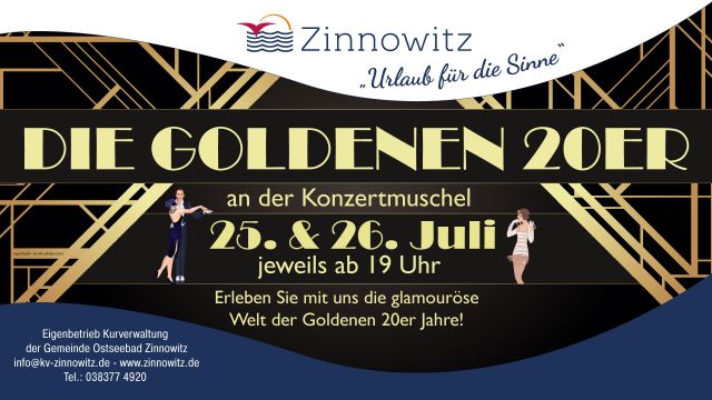 Die goldenen 20er - Musik von "Robert & the Music Blend", © Die Goldenen 20er in Zinnowitz