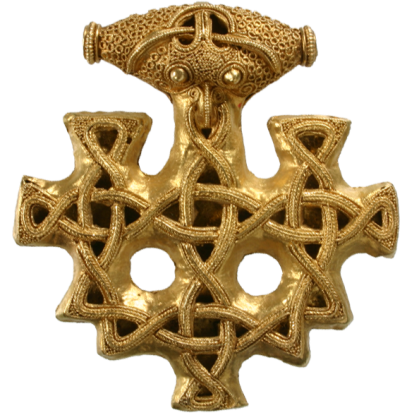 Detail des Goldschmucks von Hiddensee, &copy; https://vikinggold.org/de/ (Stand Januar 2026)