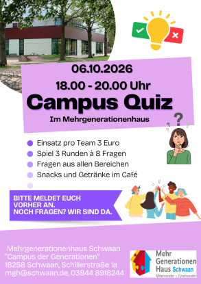 Campus Quiz Oct., &copy; T. Grawe