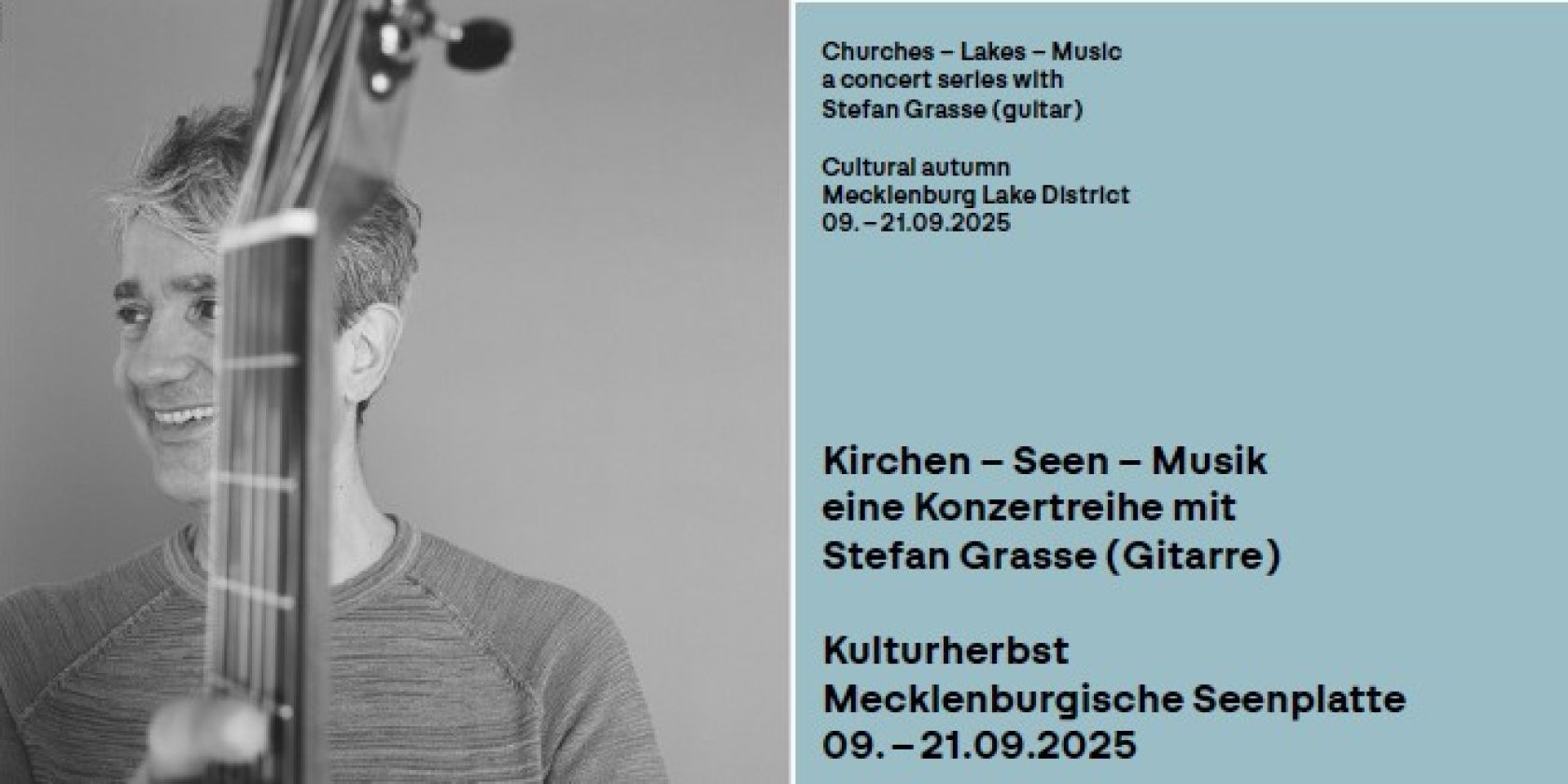 Stefan Grasse, Kirchen - Seen - Musik, © gillitzer.net / P. Gerlach