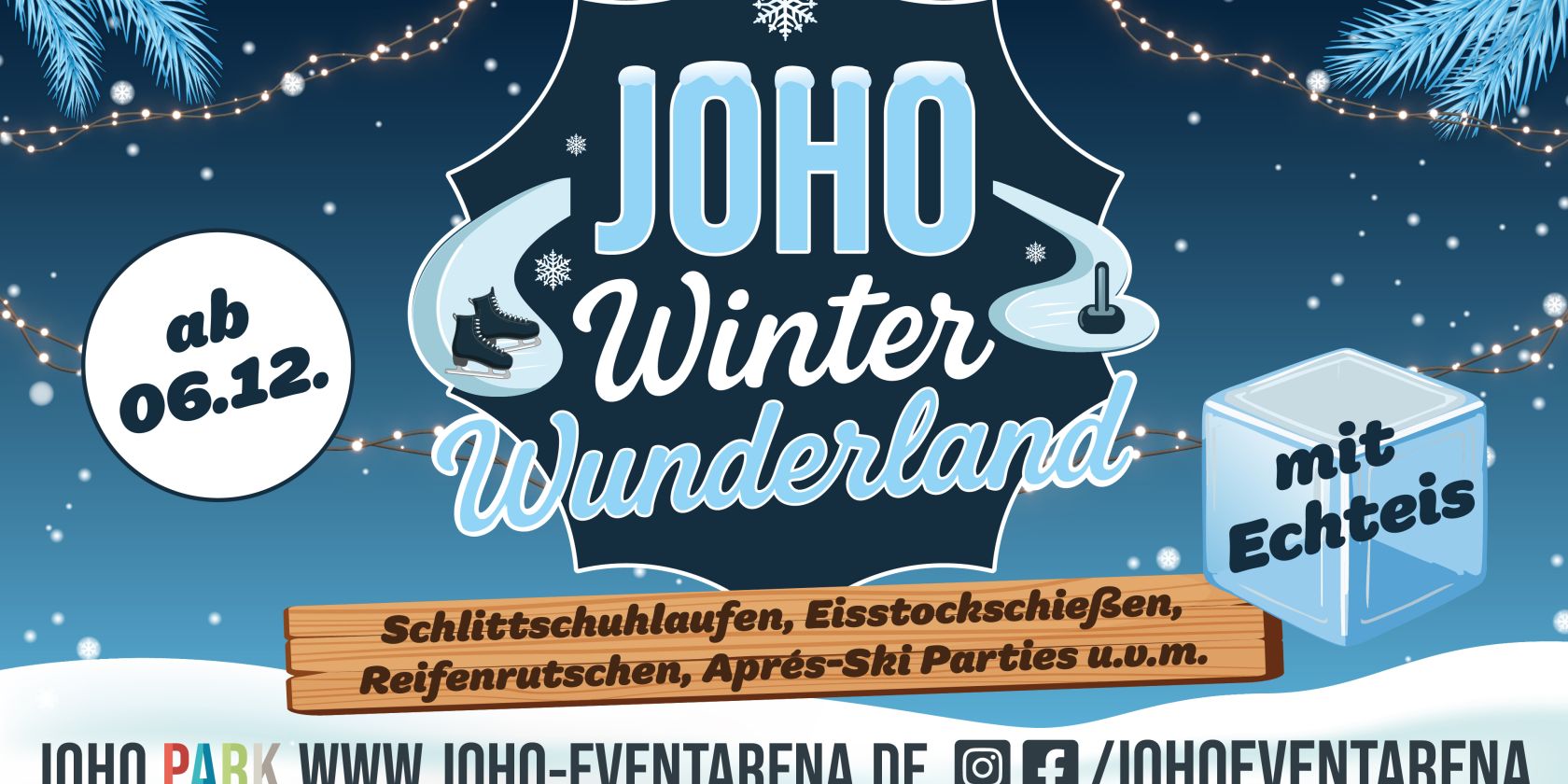 JOHO-Winter-Wunderland-Bildschirm, &copy; JOHO.Group GmbH