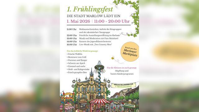 Fr&uuml;hlingsfest in Marlow, &copy; Stadt Marlow