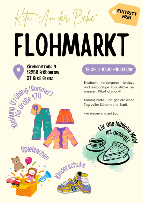 Official report_Flea market, &copy; Kita an der Beke