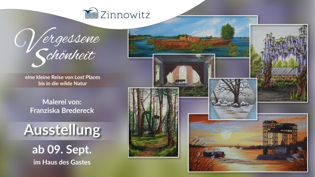 Ausstellung "Vergessene Sch&ouml;nheit" - Malerei Franziska Bredereck, &copy; Ausstellung Malerei Franziska Bredereck