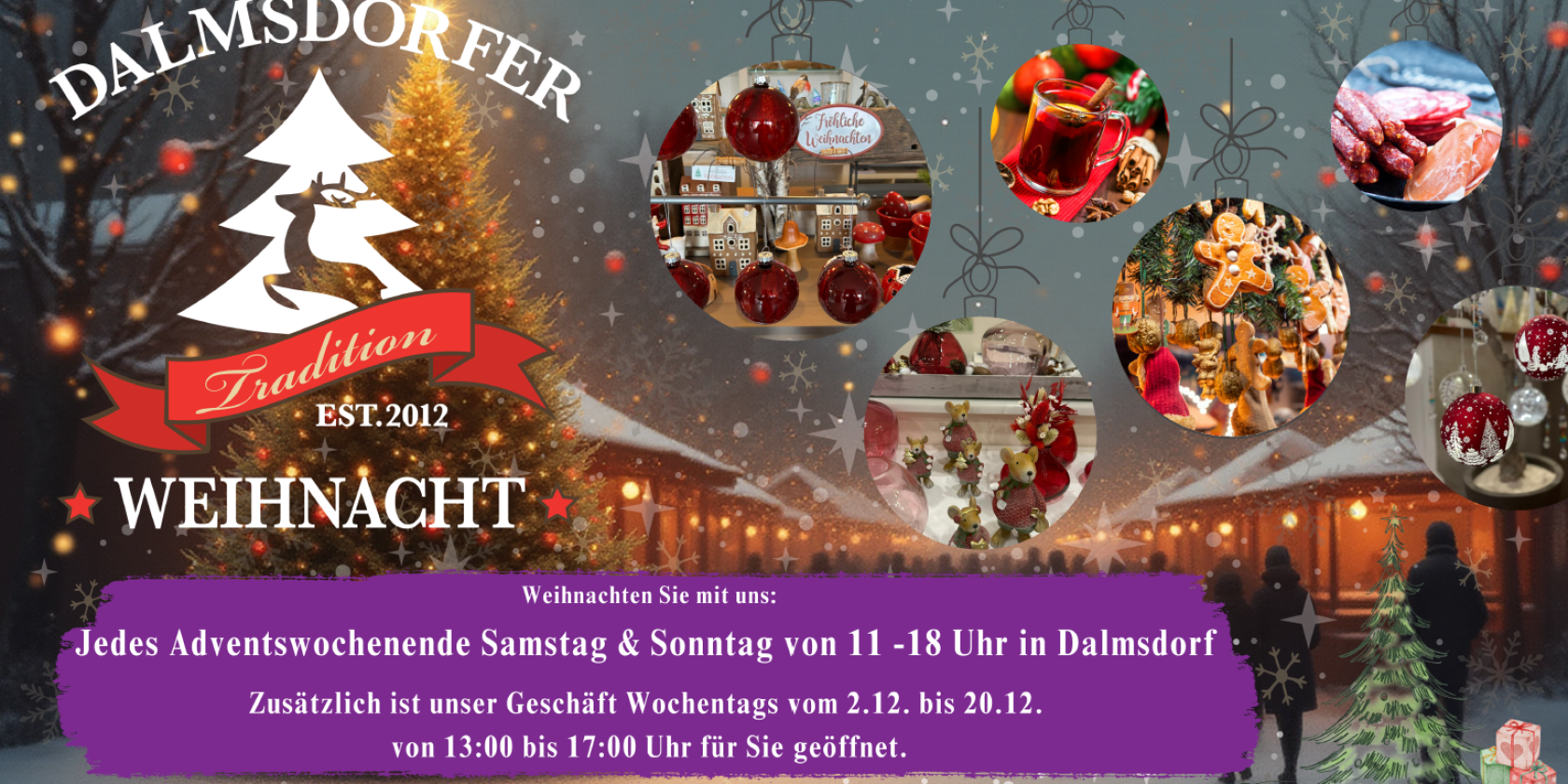 Dalmsdorfer Weihnacht, &copy; Glasmanufaktur Dalmsdorf