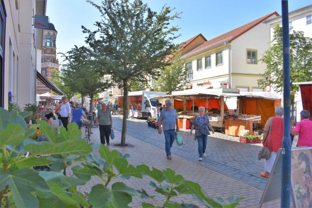 Wochenmarkt in Parchim, © Axel Schott