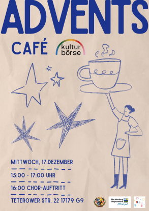 Advent caf&eacute; with choir performance Kulturb&ouml;rse Gnoien, &copy; cultura mobile e.V.