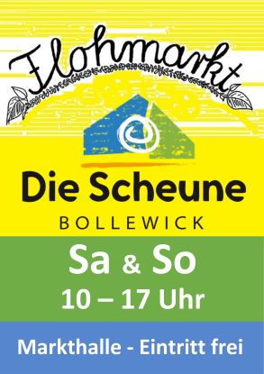 Flohmarkt in der Markthalle, © Die Scheune Bollewick