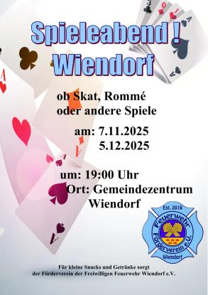 Game night 2025_Autumn V3, © FFW Wiendorf