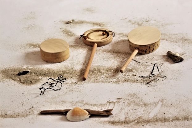 Strandgeklapper, © David Brahm