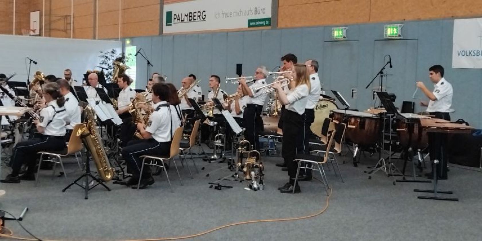 Musiker Landespolizeiorchester M-V, &copy; Volksbund M-V