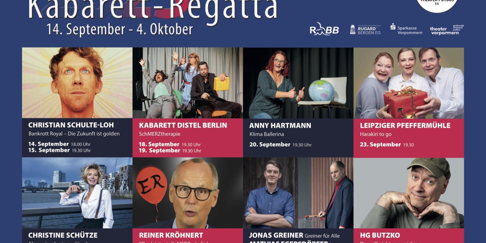29. Kabarett Regatta, © Förderverein Theater Putbus e.V.