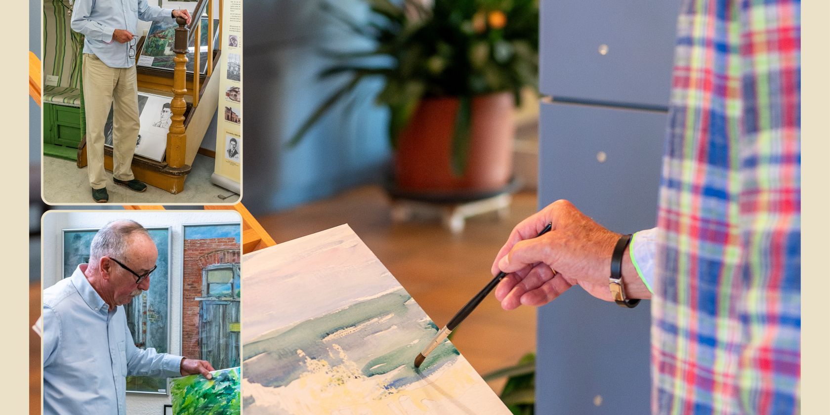 &raquo;Malerei & Grafik&laquo; von Joachim Weyrich, &copy; Andr&eacute; Pristaff / Tourismus- und Kur GmbH Graal-M&uuml;ritz