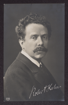 Robert Kahn, ca. 1909, &copy; Staatsbibliothek Berlin
