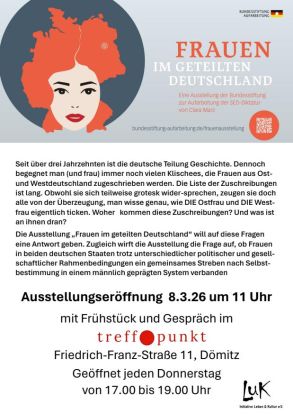 Ausstellung Frauen im geteilten Deutschland, &copy; LuK