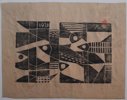 Komposition mit Fischen_1921, © Kerstin Häussermann