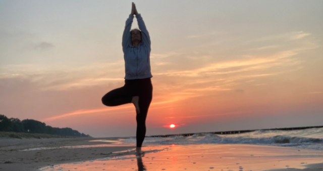 Moin Yoga am Strand, © (c) Ina Truhöl