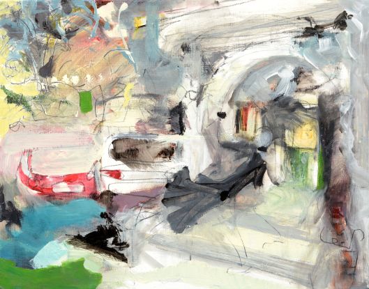 Landscape, house and ghosts, © Christian Kabuß