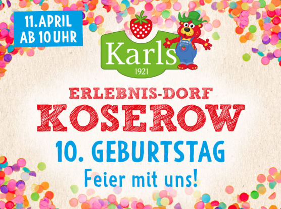 10. Geburtstag Koserow, &copy; Karls Markt OHG