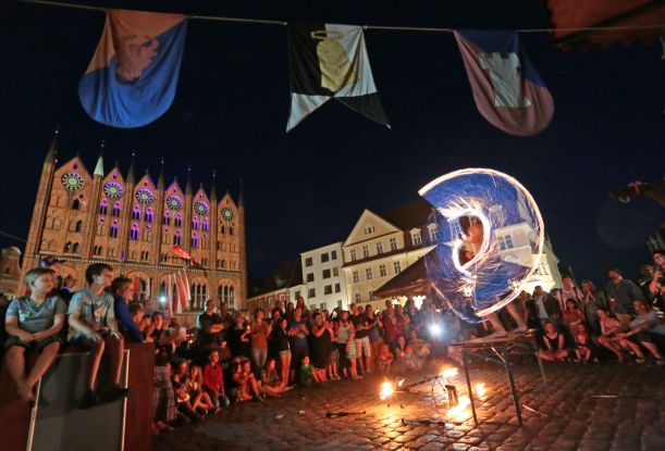 Feuershow Alter Markt, © arguseye