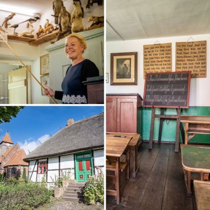 Historische Schulstunde Schulmuseum Middelhagen, © Lars Wehrmann