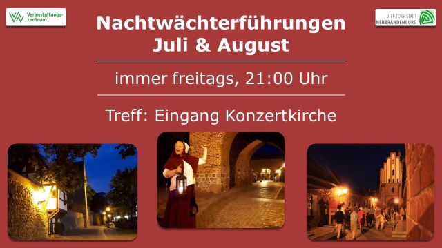 Nachtwächterführung Jul-Aug für TMV-Kalender, © VZN GmbH/N.Geffe