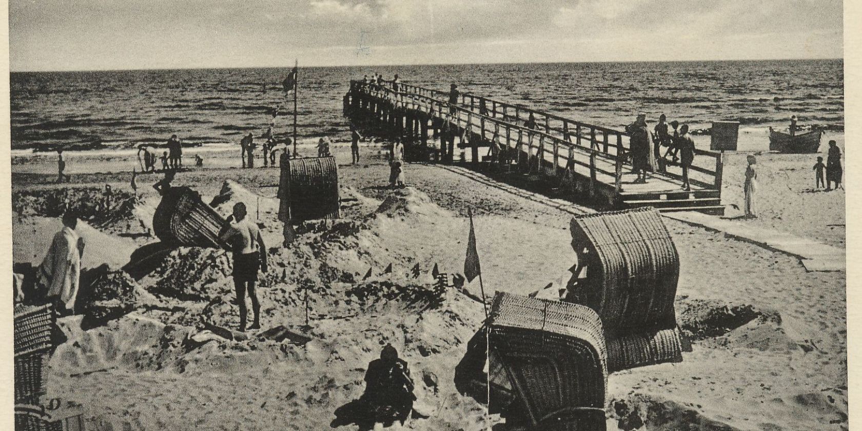 Kurzfilme zur Historie und "Hinter den Kulissen", &copy; Strand mit Seesteg