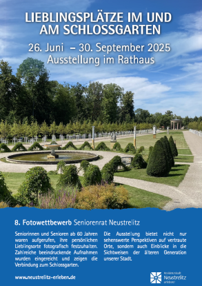 Fotowettbewerb Lieblingsplätze im und am Schlossgarten, © Stadt Neustrelitz