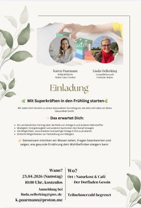 ✨ Start spring with superpowers, &copy; Linda Oellerking