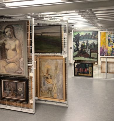 Discover the treasures of the Neubrandenburg Art Collection - guided tour of the depot and creative workshop on International Museum Day, &copy; (c) Kunstsammlung Neubrandenburg