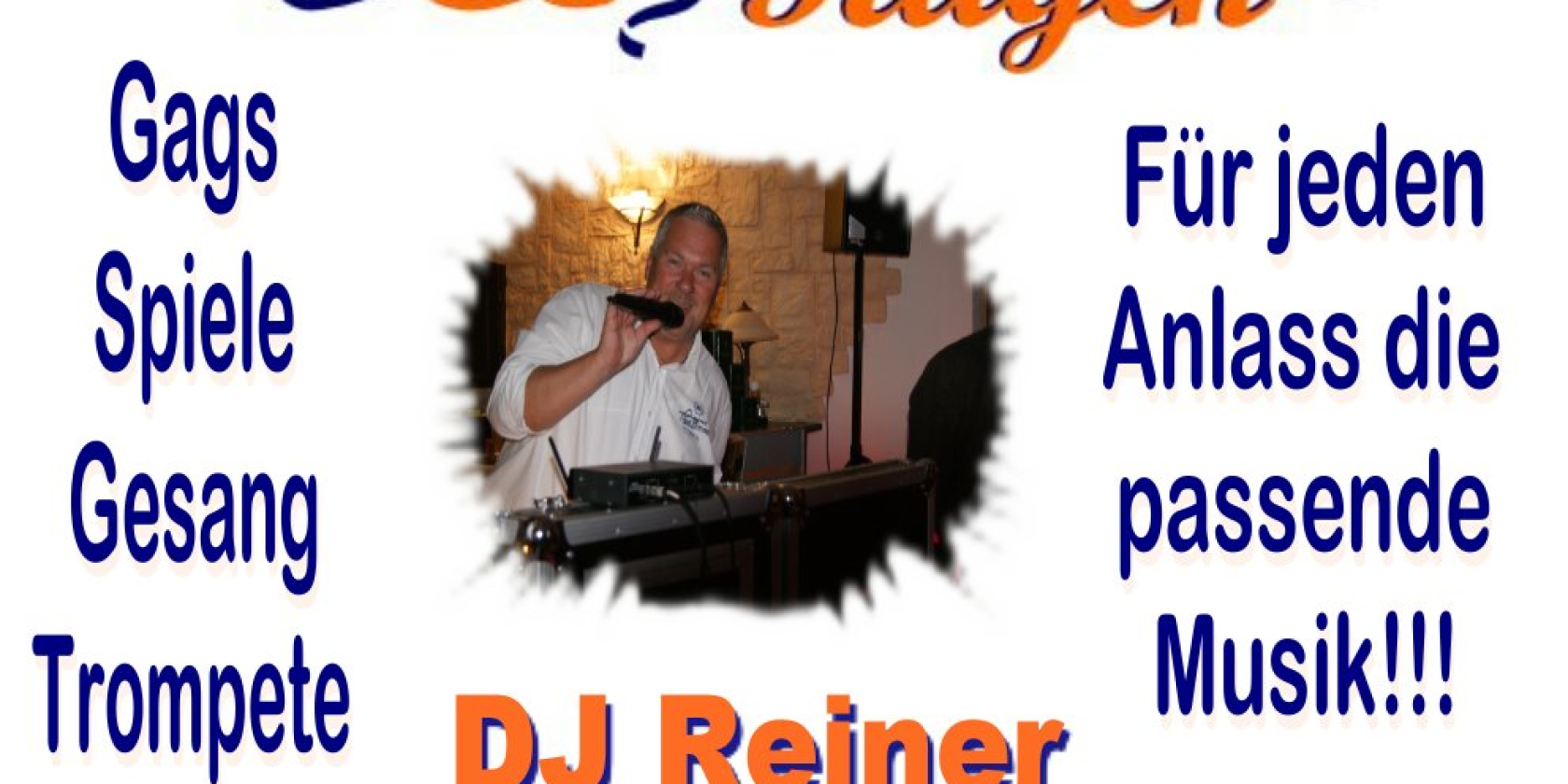 DJ Reiner, &copy; Plakat