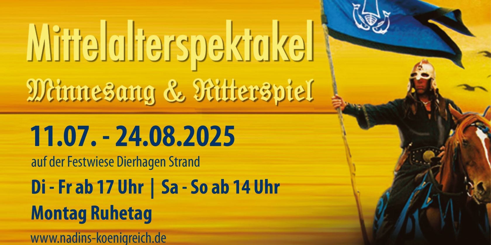 Mittelalter-Spektakel im Ostseebad Dierhagen, © User