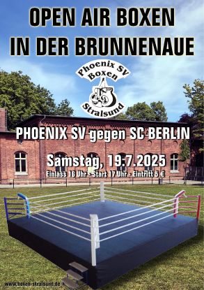 PLAKAT Openairboxen, © Phoenix SV Stralsund