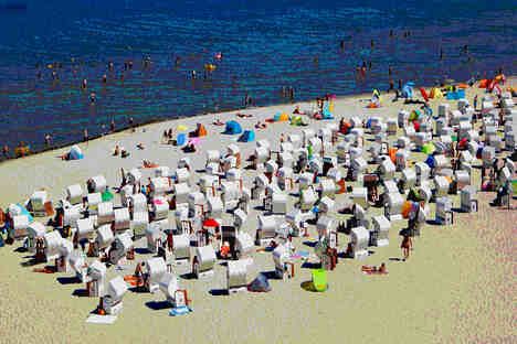 Sigrid Henschel, Ferien auf der Insel, Mischtechnik. (c) Sigrid Henschel, &copy; Sigrid Henschel, Ferien auf der Insel, Mischtechnik. (c) Sigrid Henschel