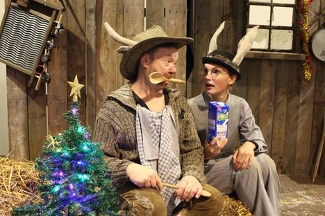 Ox und Esel Foto Theaterwerft Greifswald, &copy; Foto Theaterwerft Greifswald